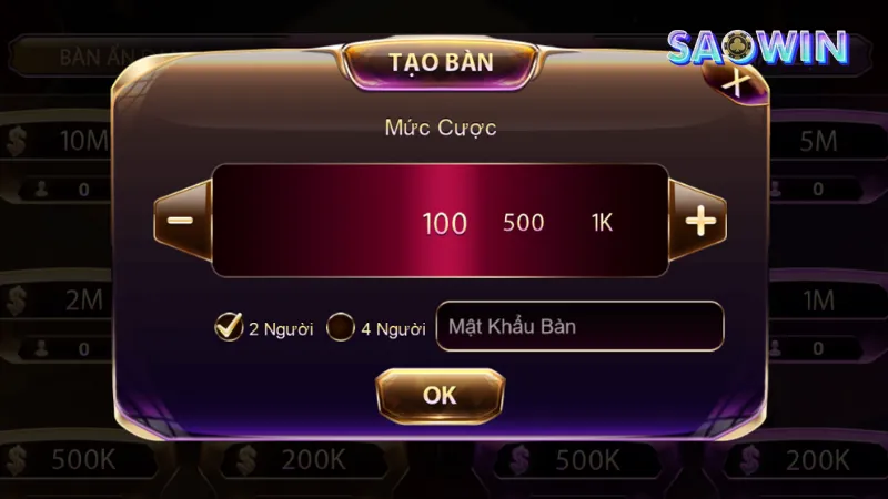 Hướng dẫn cách chơi game bài Saowin chi tiết nhất